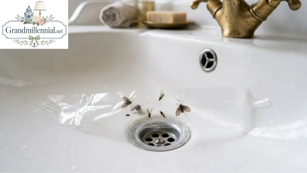 Drain fly life cycle from egg to adult