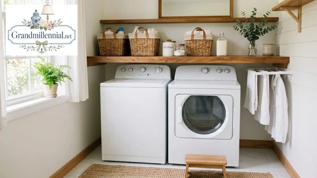 Front-load and top-load washing machines side by side