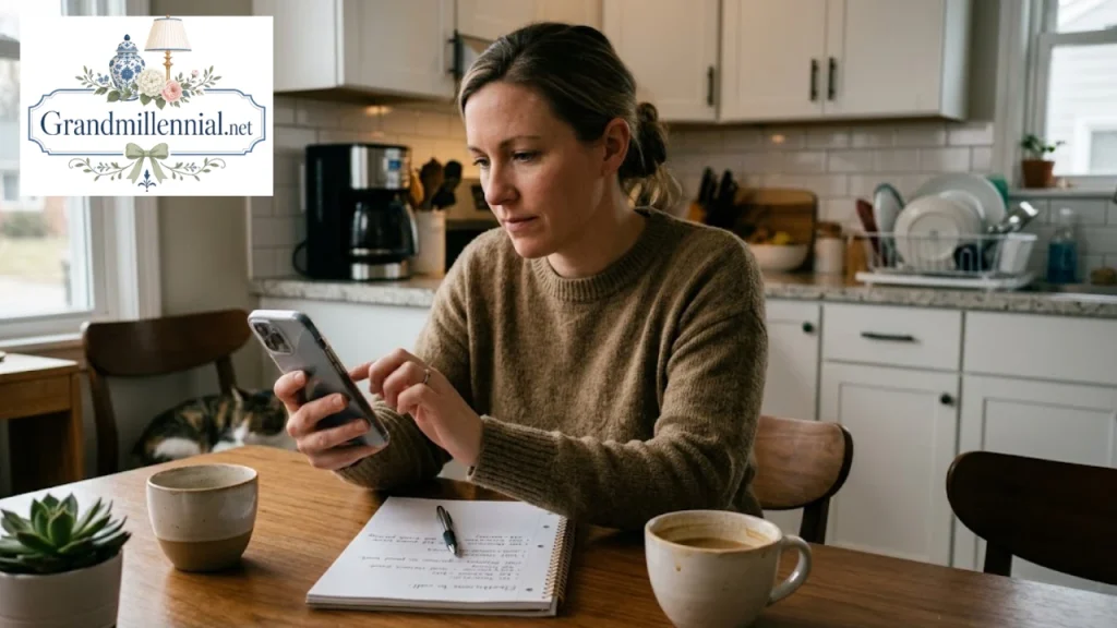 Comparing local electrician reviews on a phone